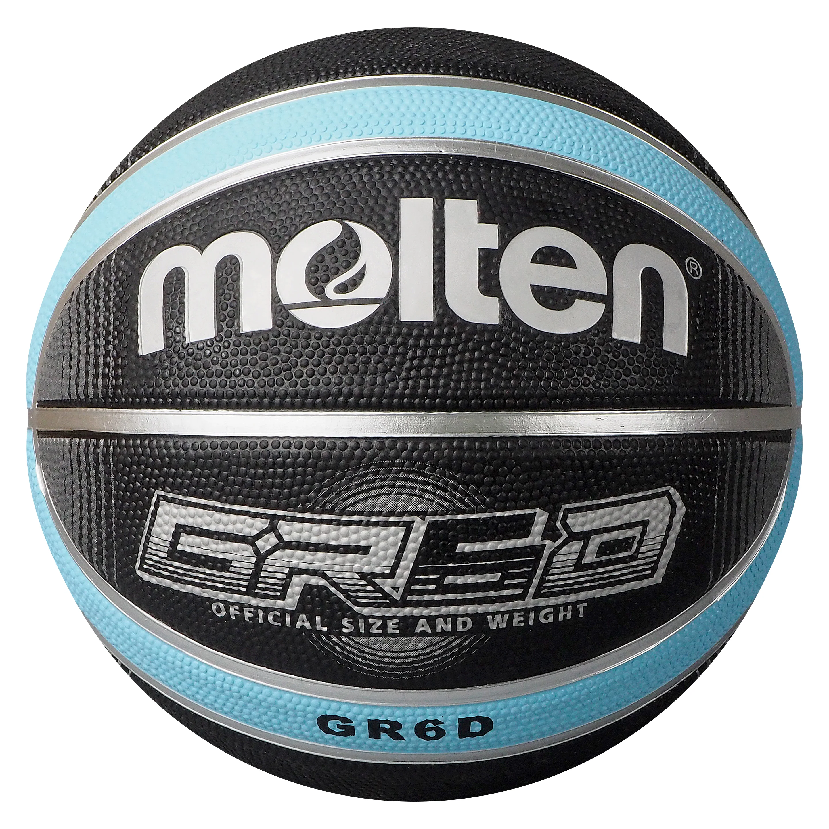 GRX Series Basketball - Black/Light Blue - Image 3